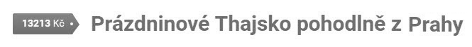 Thajsko13.213 Kč